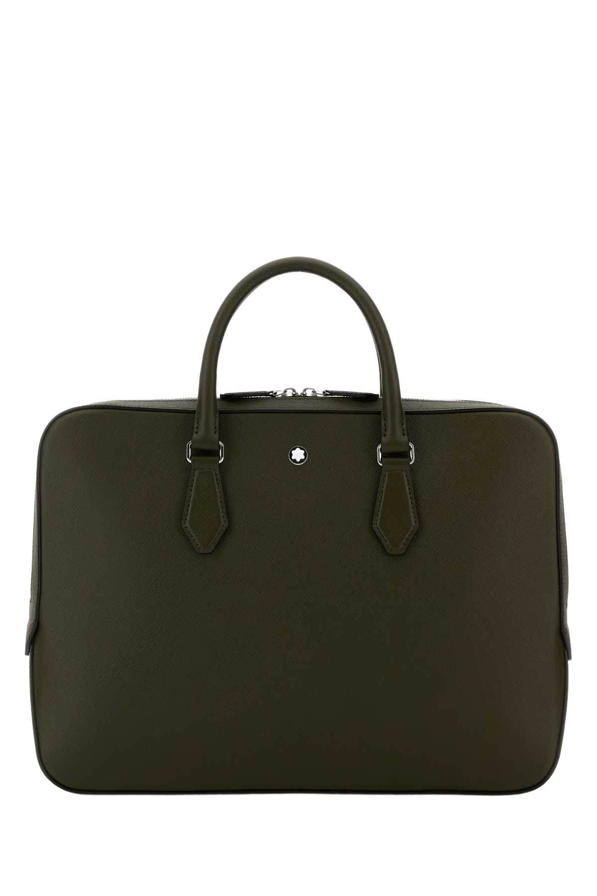 Olive Green Leather Sartorial Briefcase 000 Ventiquattrore