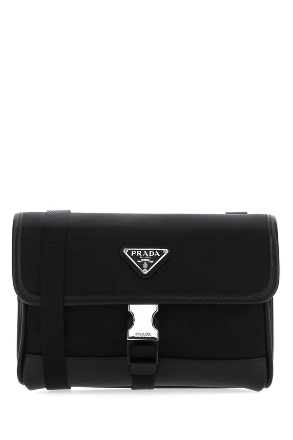 Prada 100% recycled polyamide card case in black