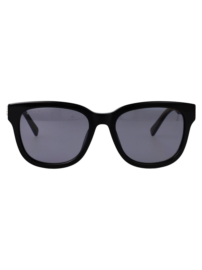 Gg2126sk Black-black-grey Acetate Sunglasses