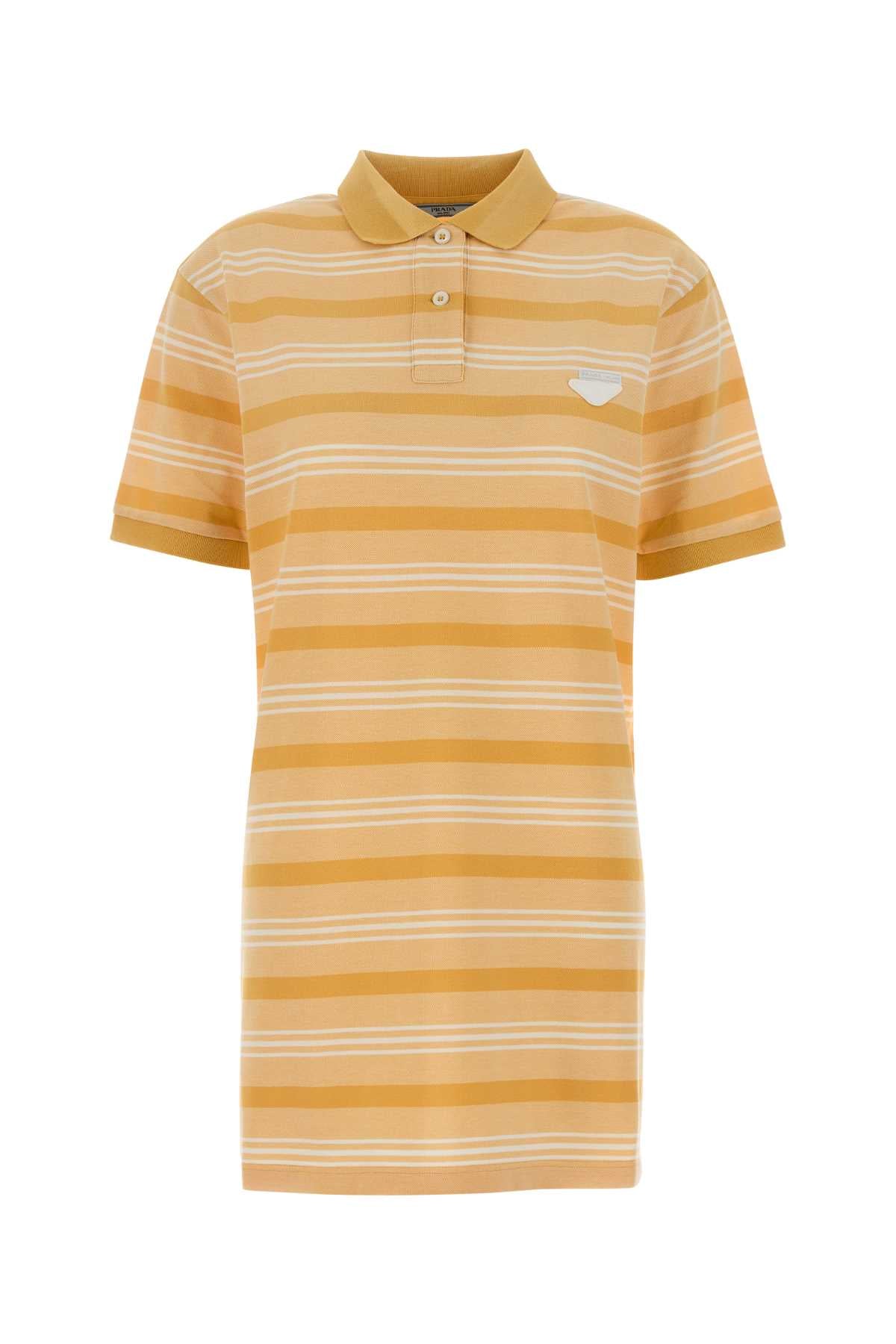 Embroidered Piquet Polo Dress Ginestra Exterior: Cotton Abiti