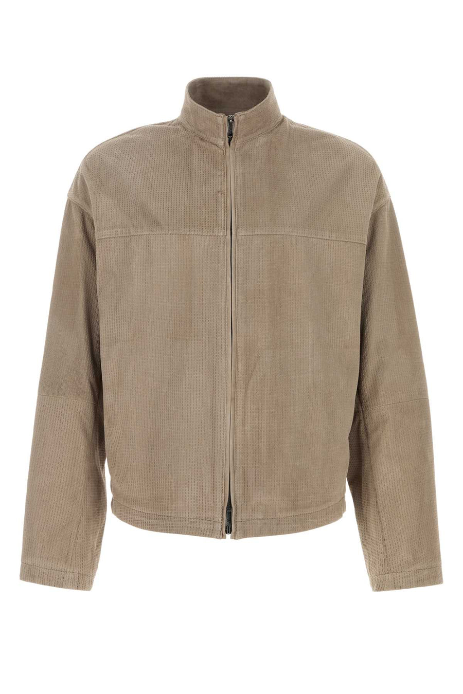 Emporio Armani Jacket 100% Ovine leather jacket in beige