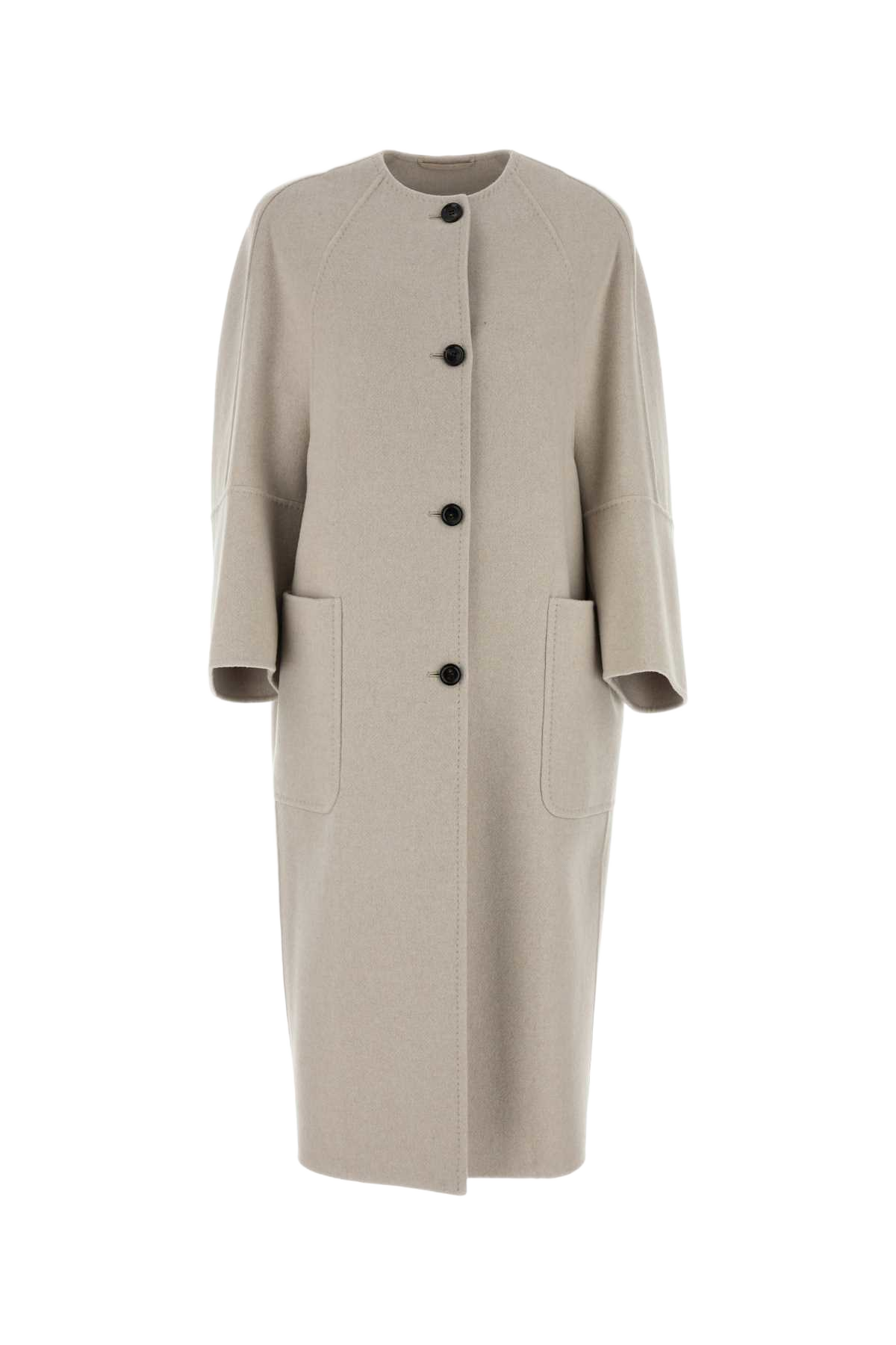 Sand Cashmere Album1234 Coat Beige Exterior: Cappotti