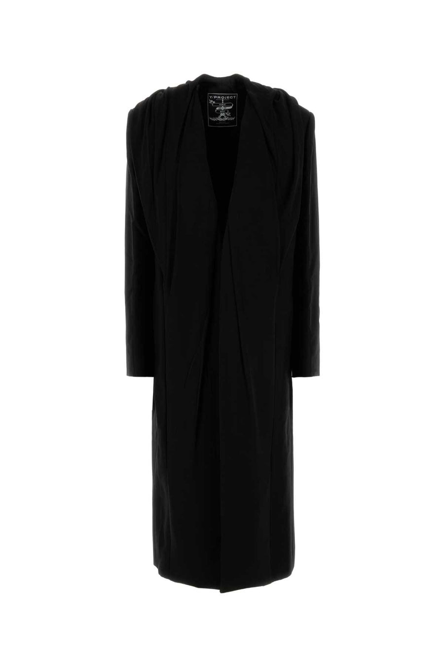 Y Project Hood Exterior: 100% Cotton; Lining: 100% Viscose coat in black
