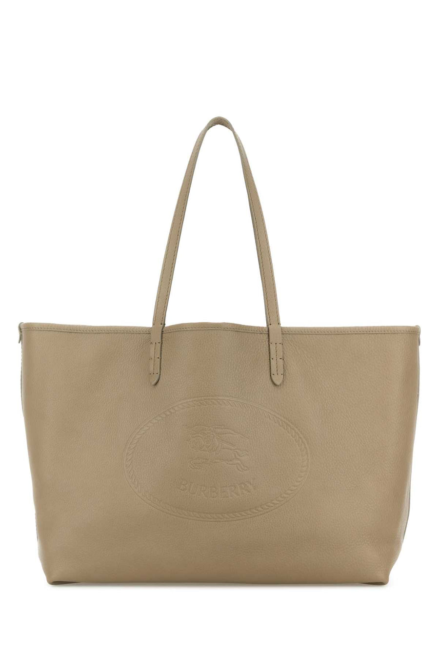 Burberry Exterior: 100% Calf tote bag in beige