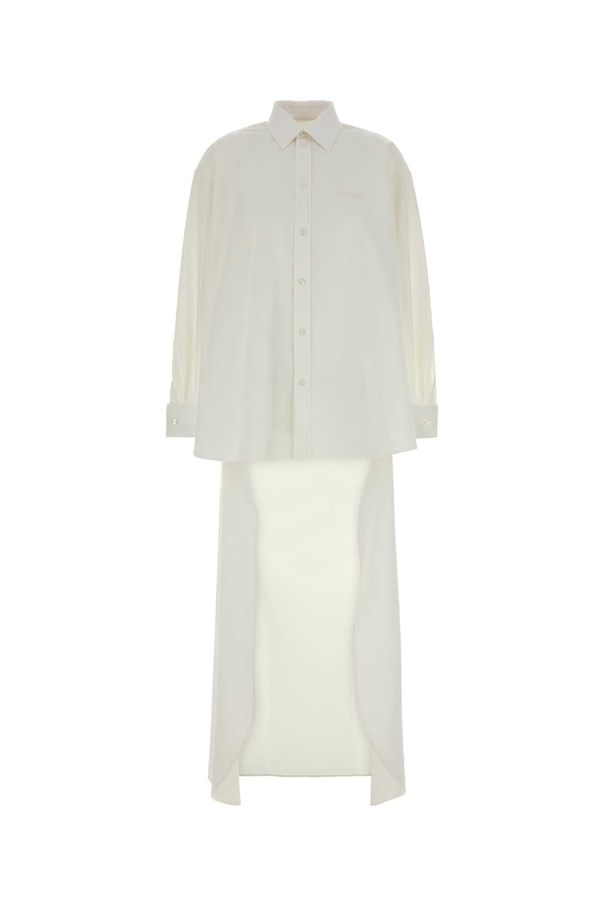 White Exterior: Cotton Silk Camicie