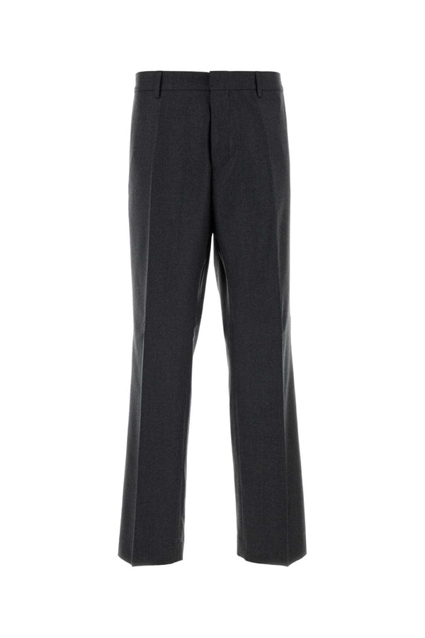 Dark Grey Wool Pant Anthracite Exterior: Virgin Pantaloni