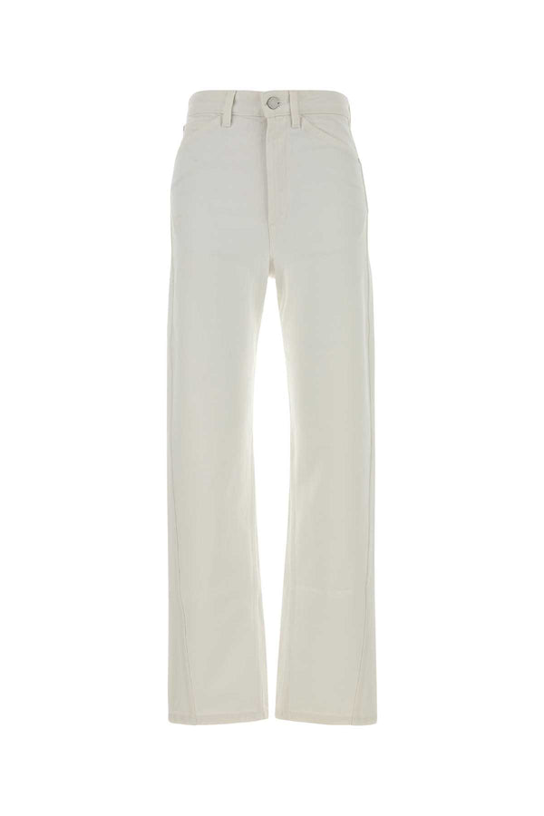 Lemaire Pockets 100% Cotton jeans in white