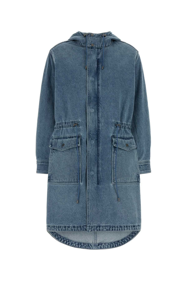 Michael By Michael Kors Denim 100% Cotton denim coat in blue