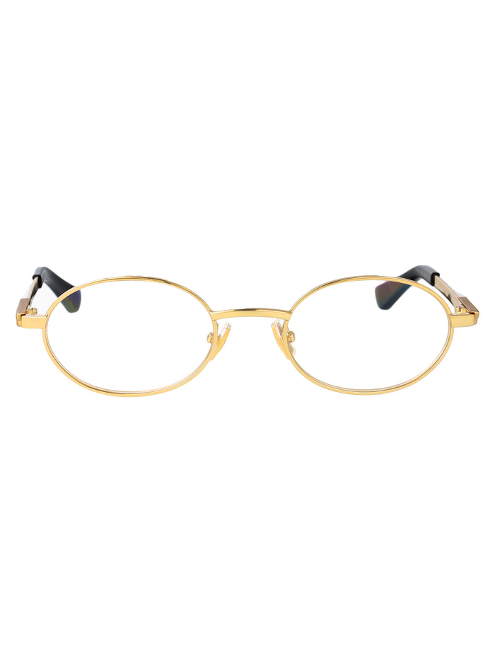 Bv1470s Gold-gold-transparent Metal Sunglasses
