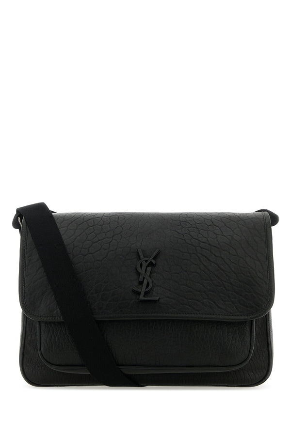 Saint Laurent Niki Leather shoulder bag in black