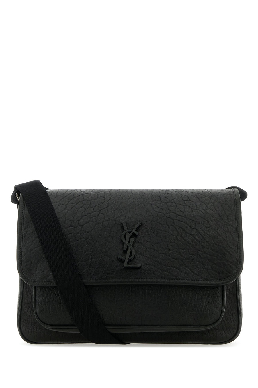 Saint Laurent Niki Leather shoulder bag in black