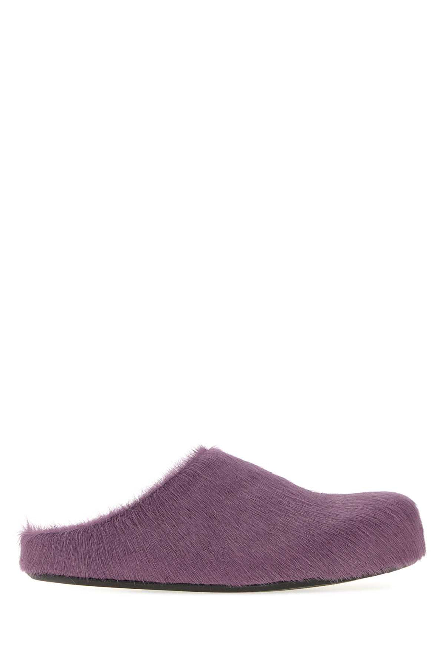 Marni Sabot Exterior: 100% Leather slipper in purple