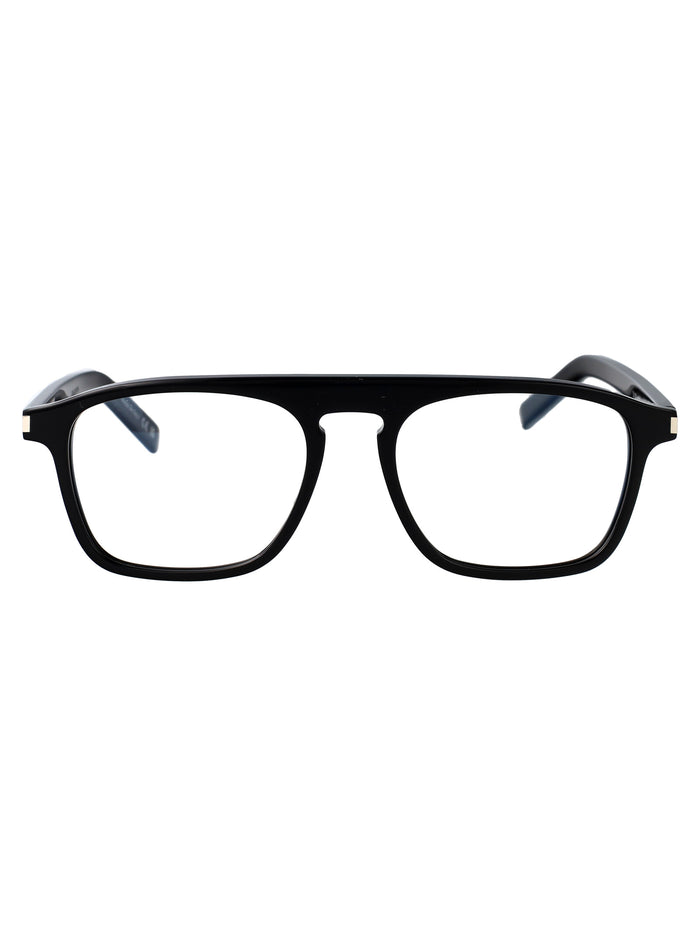 Sl 157 010 Black-black-transparent Acetate Optical