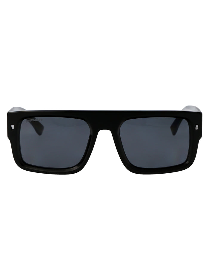 Icon 0008-S 807 Black Acetate Sunglasses
