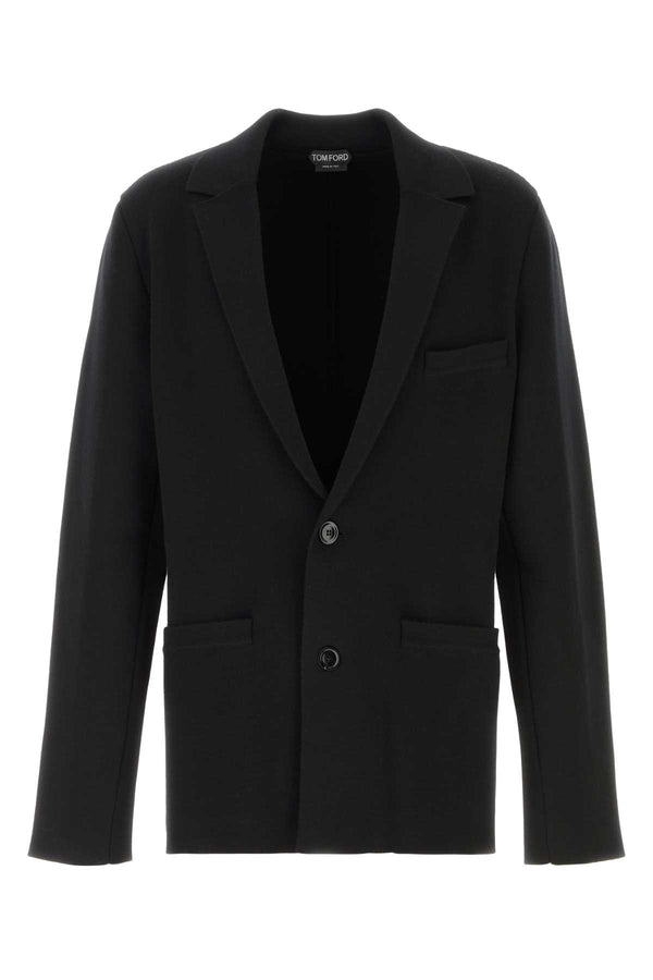 Tom Ford Face 96% Wool blazer in black