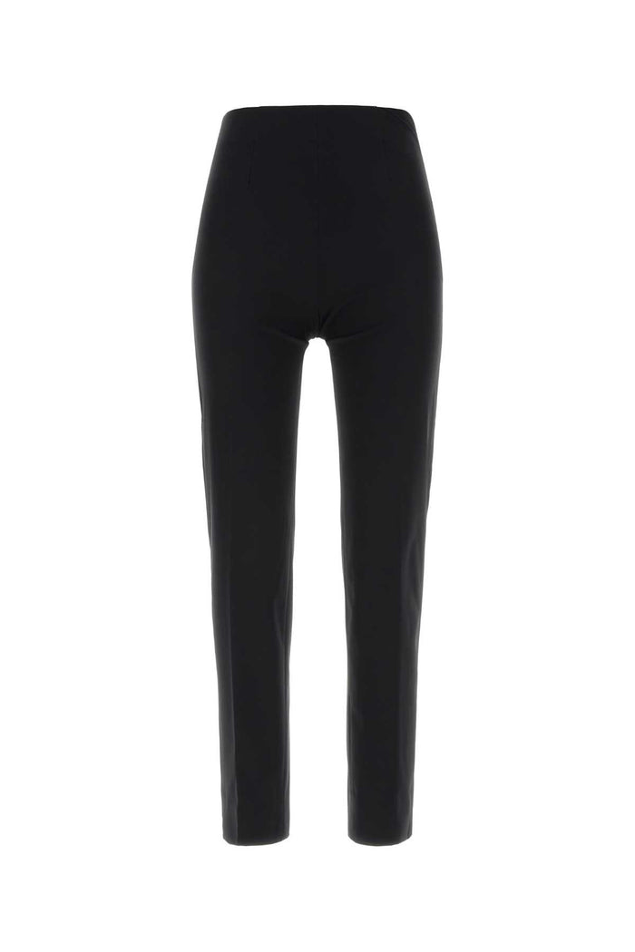 Black Stretch Jersey Gioia Pant Nero Exterior: Nylon Elastane Pantaloni