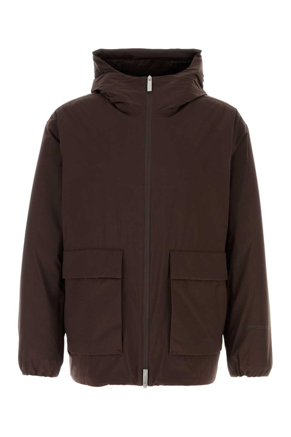Herno Laminar Exterior: 100% Nylon down jacket in brown