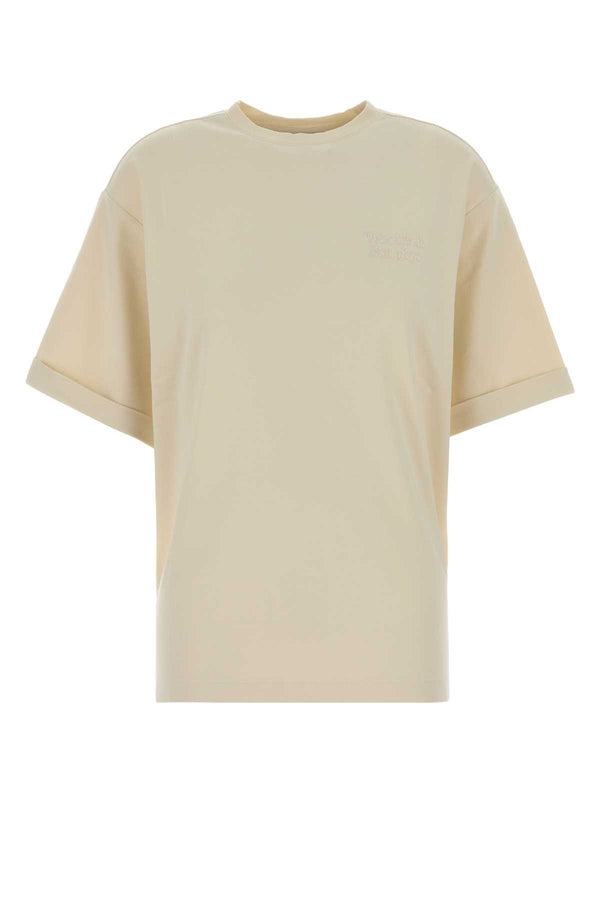 Woolrich Interlock 100% Cotton t-shirt in beige
