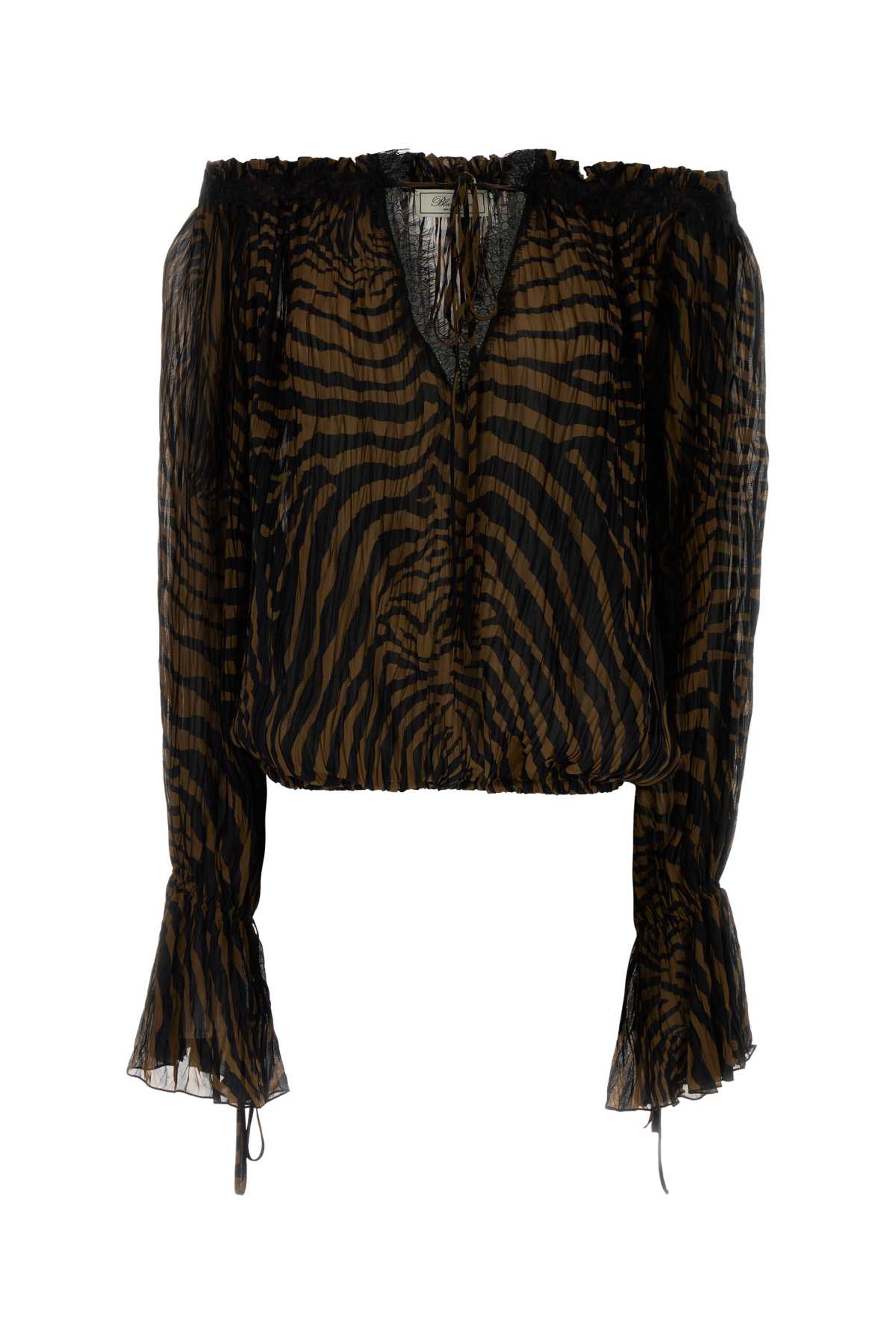 Brownblack Exterior: Viscose Maglie
