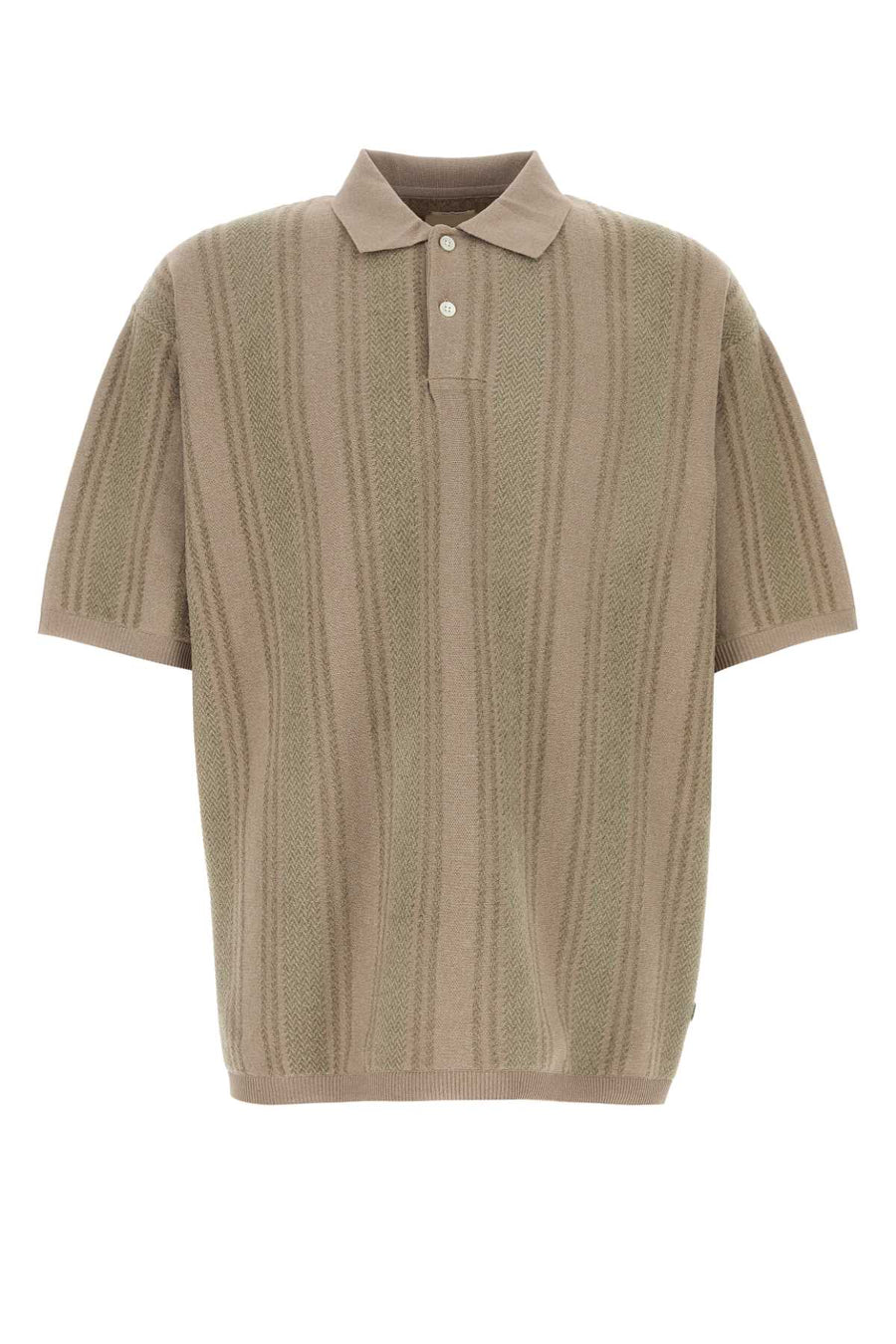 Nanamica Polo 100% Polyester polo shirt in beige
