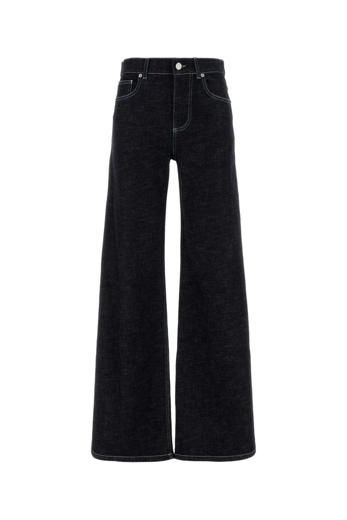 Blue Stretch Denim Jeans Blublack Exterior: Cotton Elastane