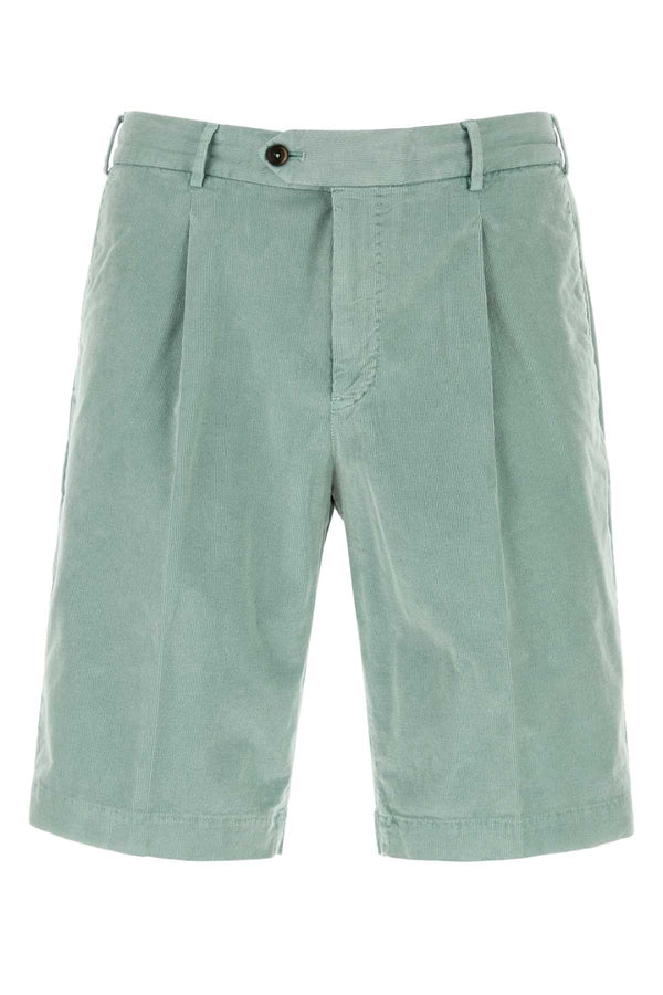 Pt Torino Cotton bermuda short in green
