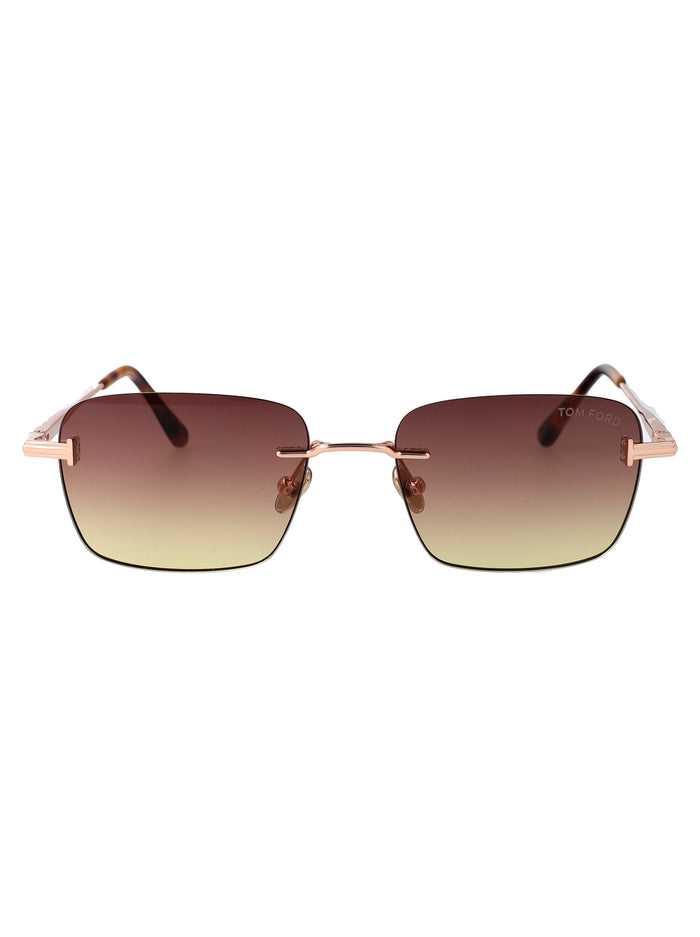 Oro Rosé Lucido / Specchiato Metal Sunglasses
