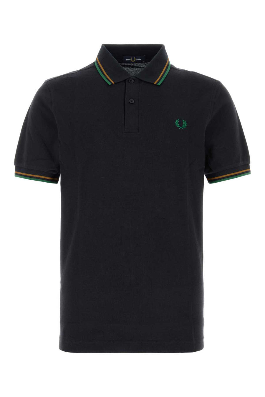 Fred Perry Twin 100% Cotton polo shirt in navy