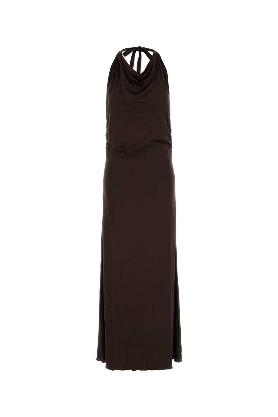 Gimaguas Maxi 96% Viscose 4% Elastane dress in brown
