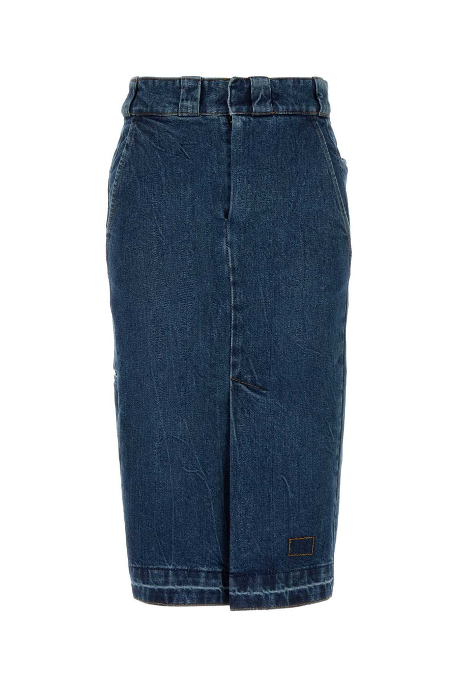 Maison Margiela 100% Cotton skirt in blue