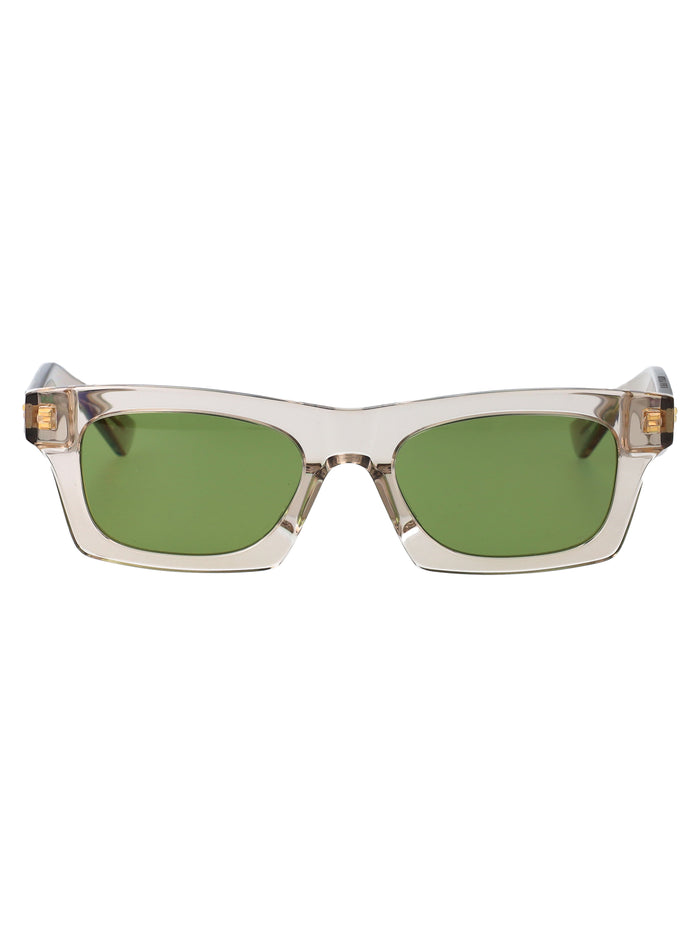Bv1457s Beige-beige-green Acetate Sunglasses