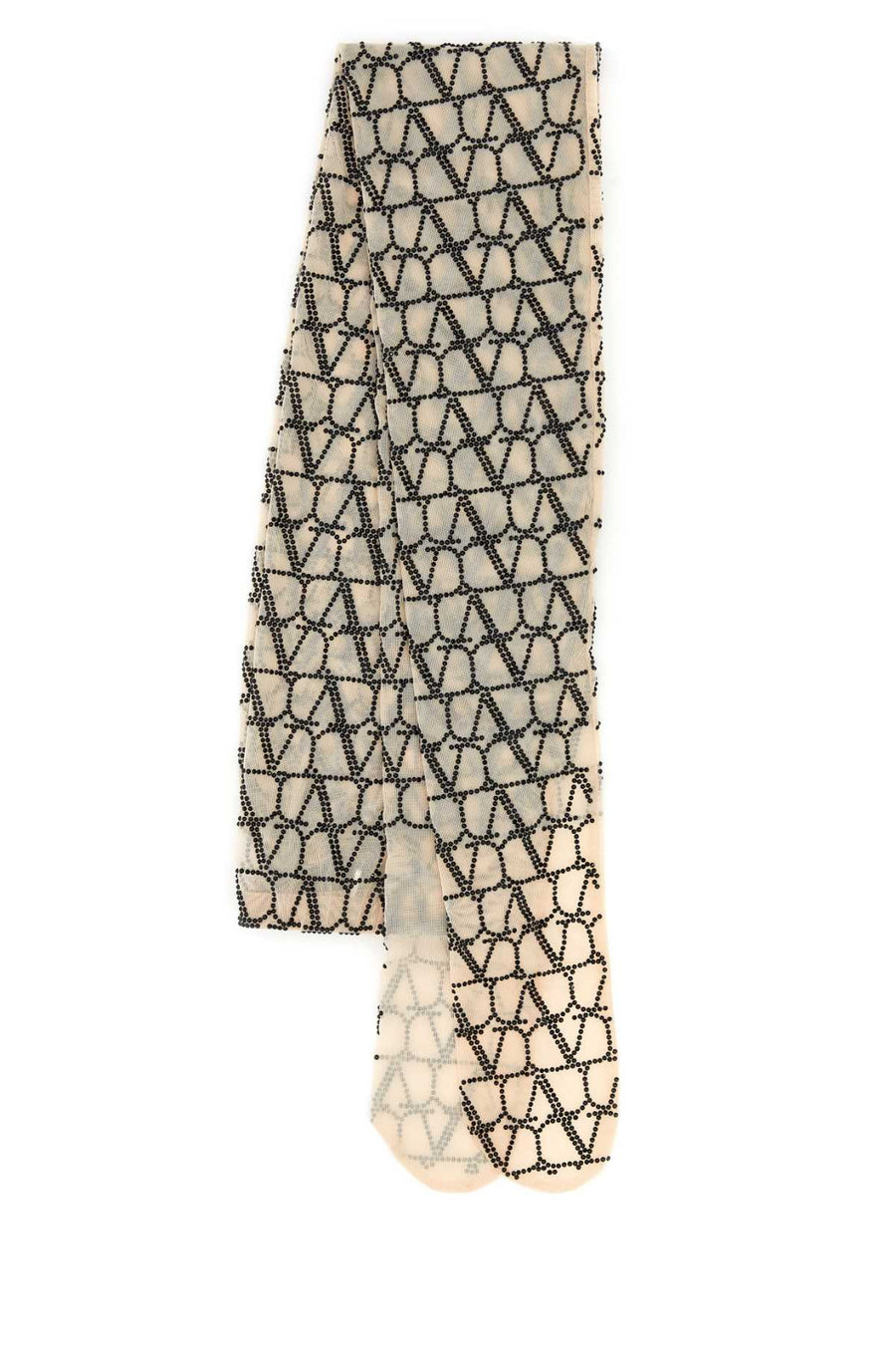 Valentino Garavani 94% Nylon scarf in beige