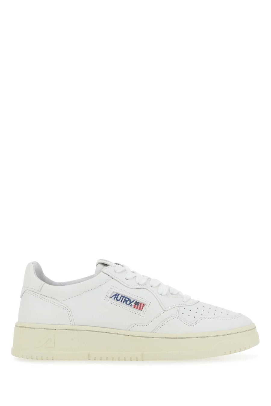 Autry 100% Goat Leather sneaker in white