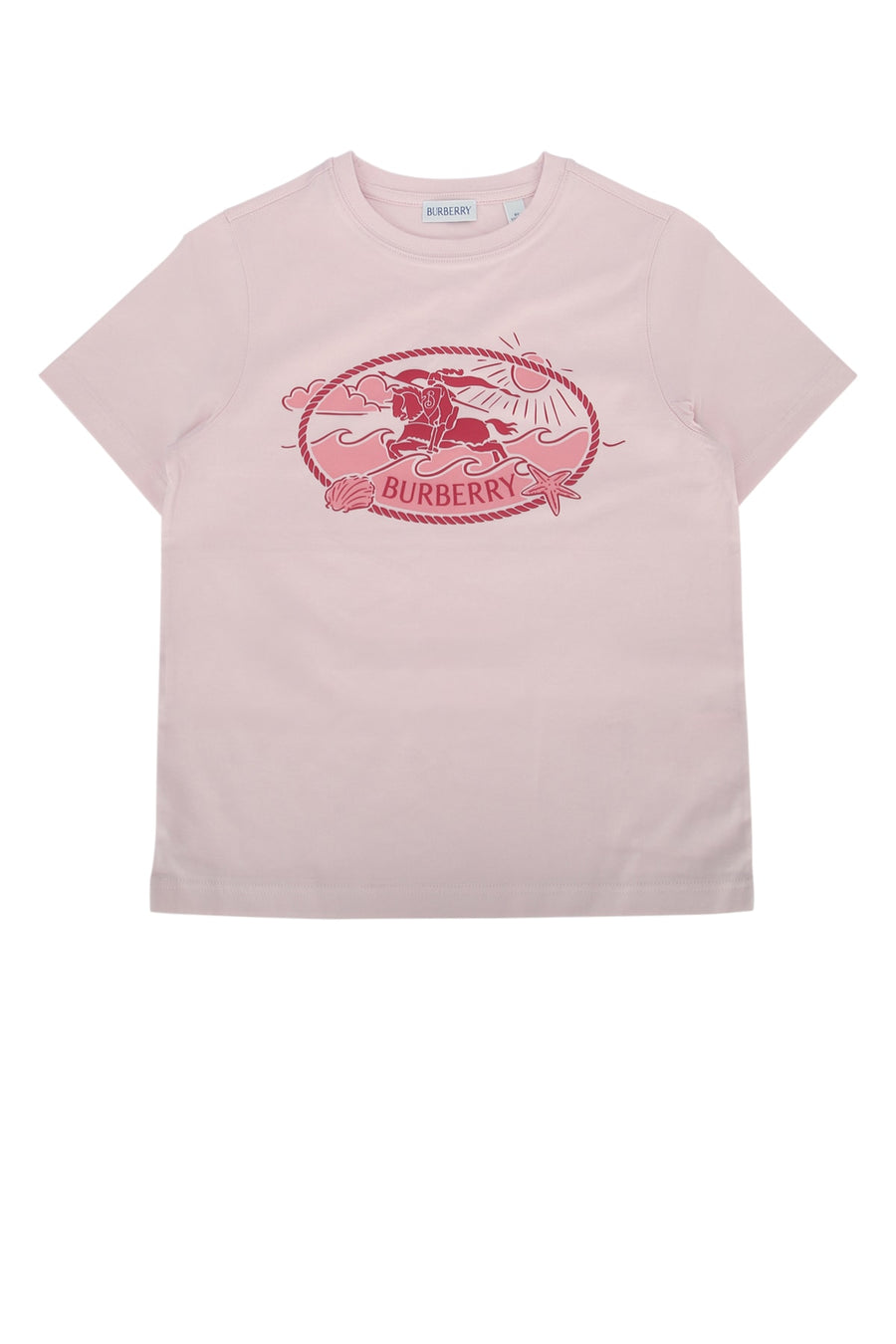 Burberry Jr Cedar 100% Cotton t-shirt in pink