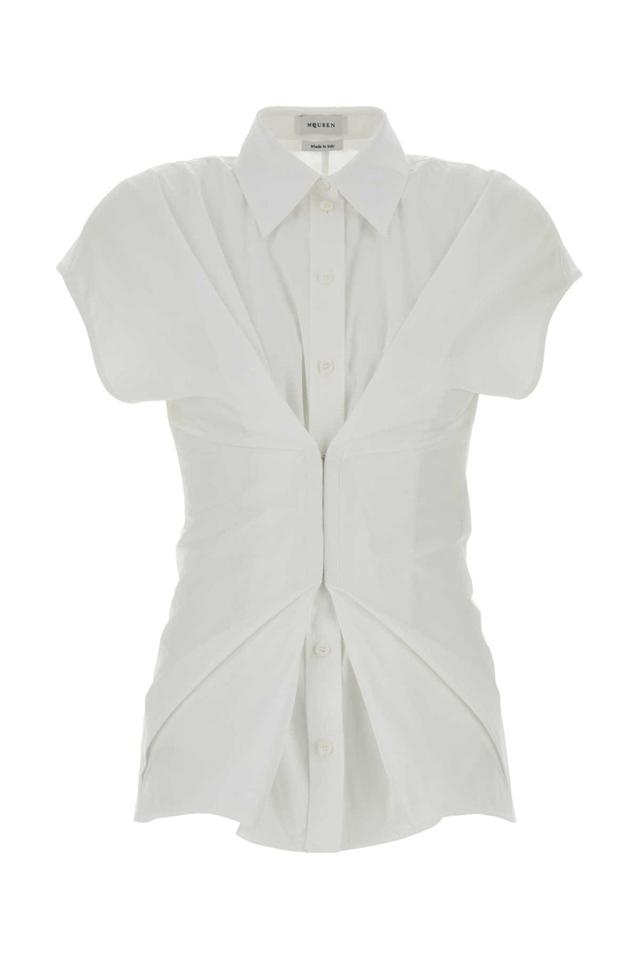 Alexander McQueen 100% Cotton shirt in white