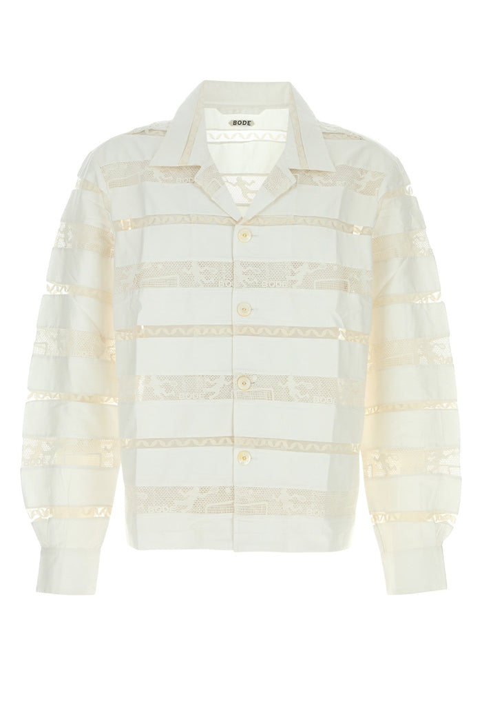 Mrf24sh040 Cream Cotton Camicie