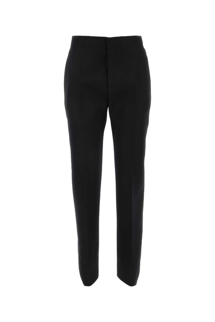 Black Wool Pant Exterior: Pantaloni