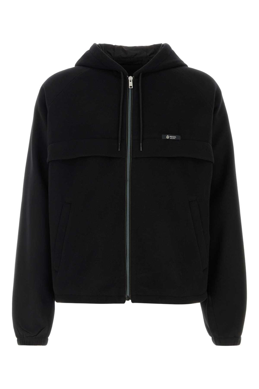 Prada Exterior: 100% Polyester; Lining: 100% Recycled polyester jacket in black