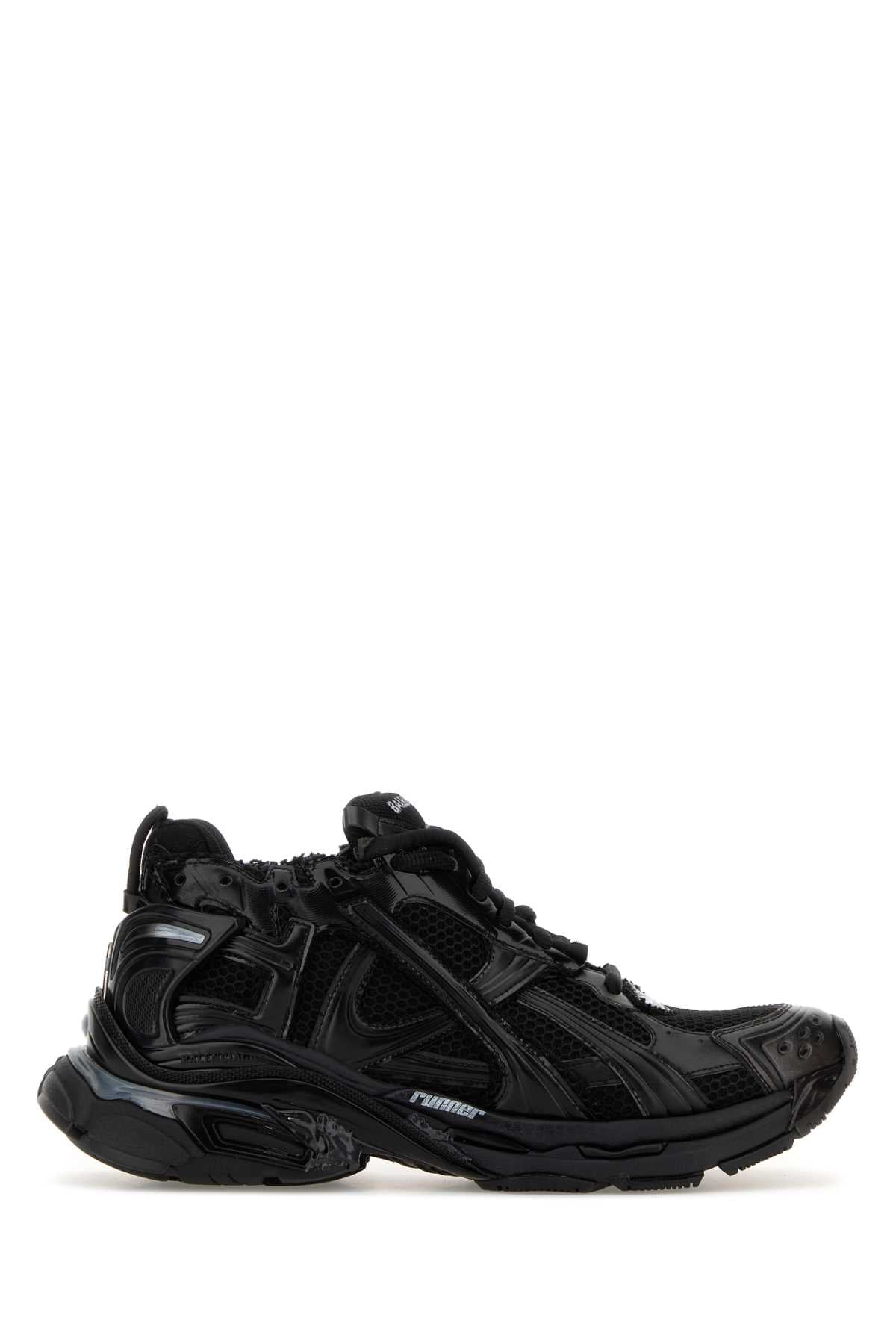 Black T Polyurethane Sneaker