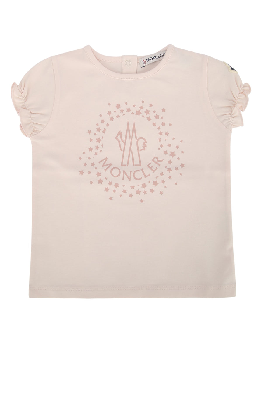 Moncler Jr Baby Cotton t-shirt in beige