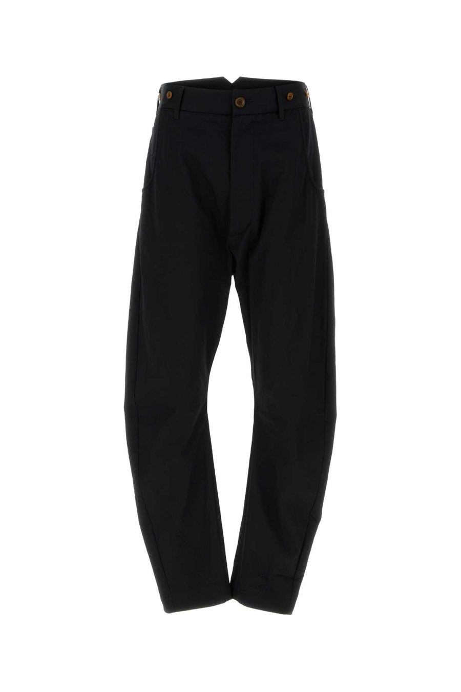 Vivienne Westwood Back 97% Cotton trousers in black
