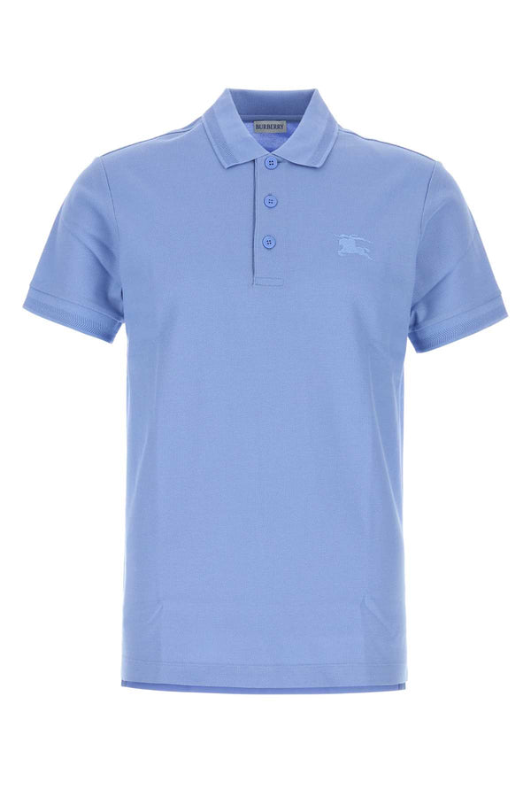 Burberry 100% Cotton polo shirt in blue