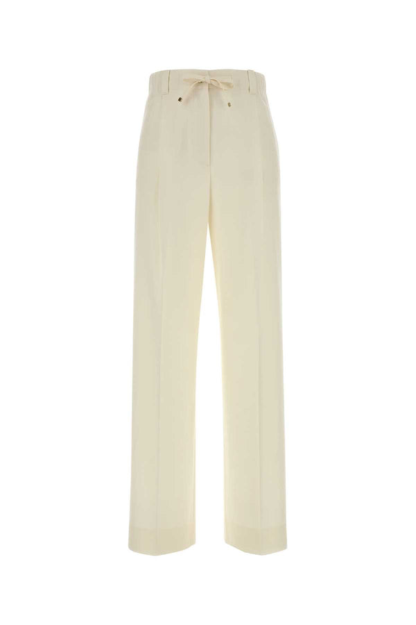 Moncler 100% Virgin wool trousers in beige