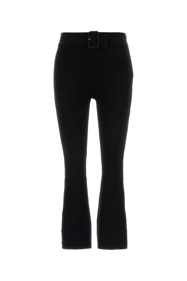 Courreges 70% Viscose 30% Polyester trousers in black