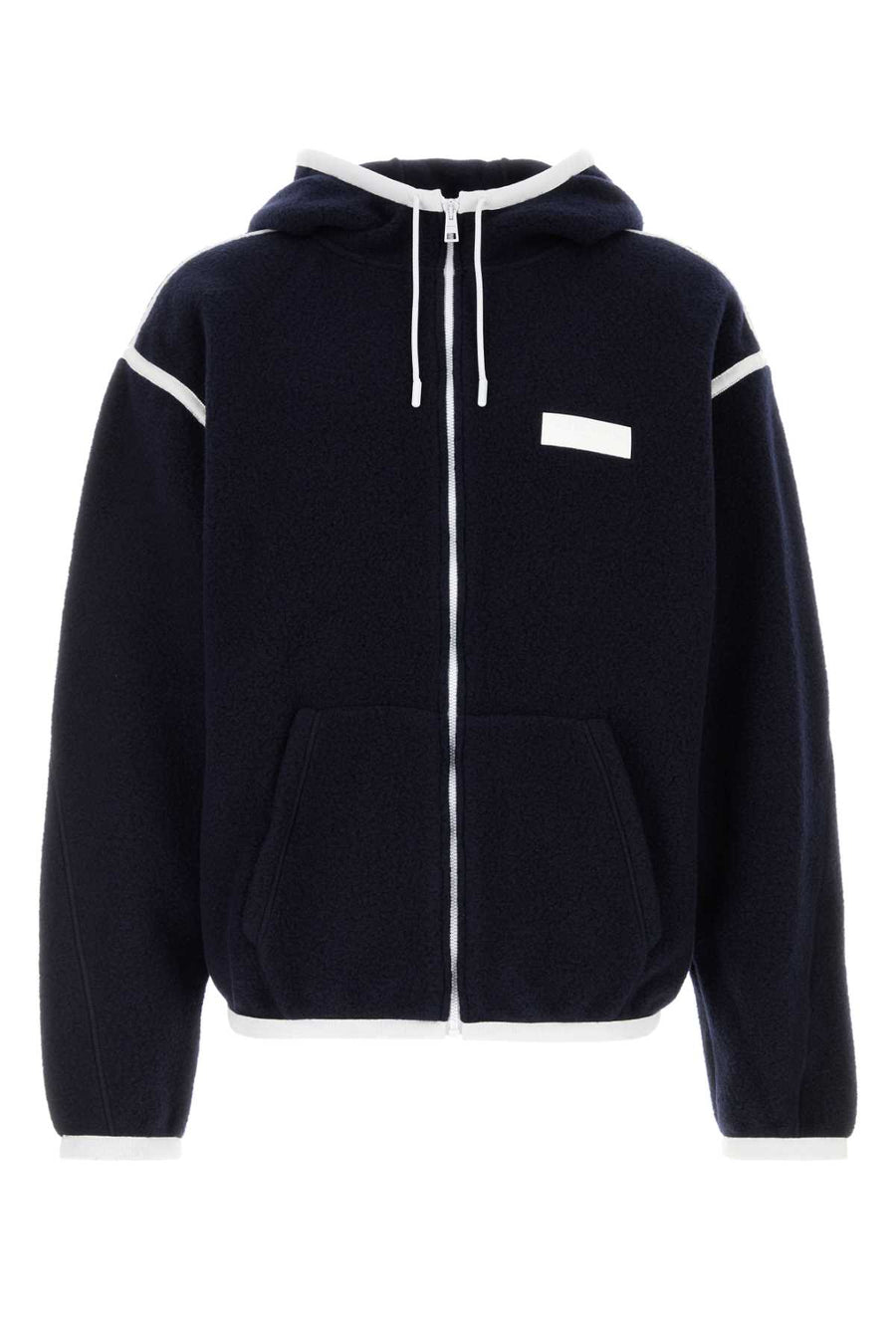 Dark Blue Wool Jacket Navy Exterior: Giubbini