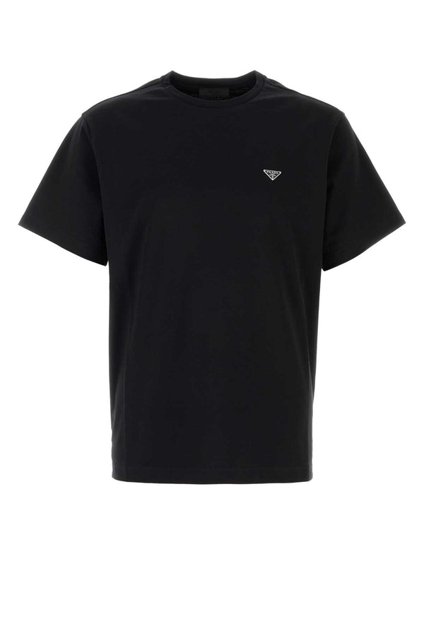 Prada 100% Cotton t-shirt in black