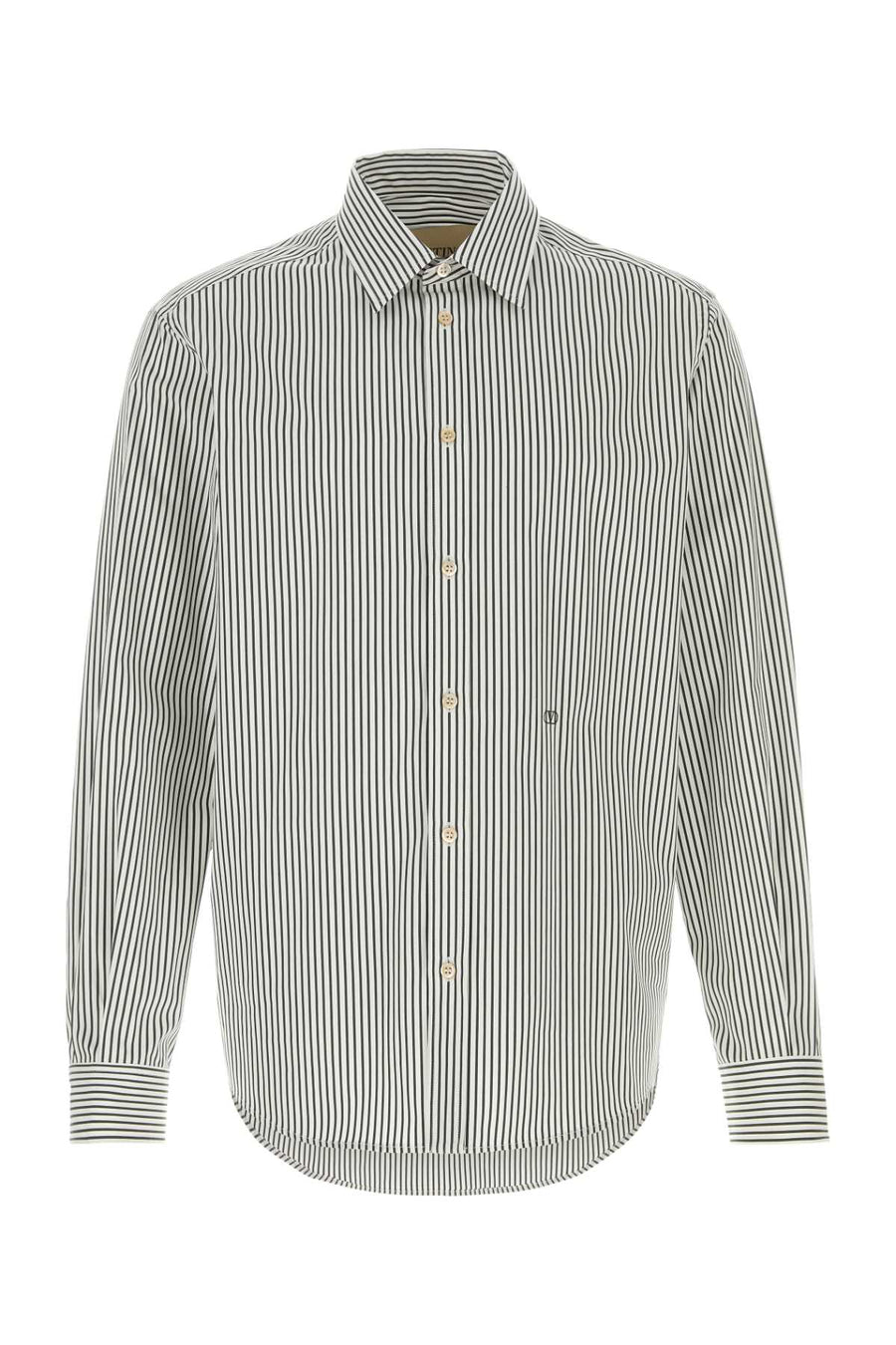 Valentino Garavani Collo 100% Cotton shirt in gray