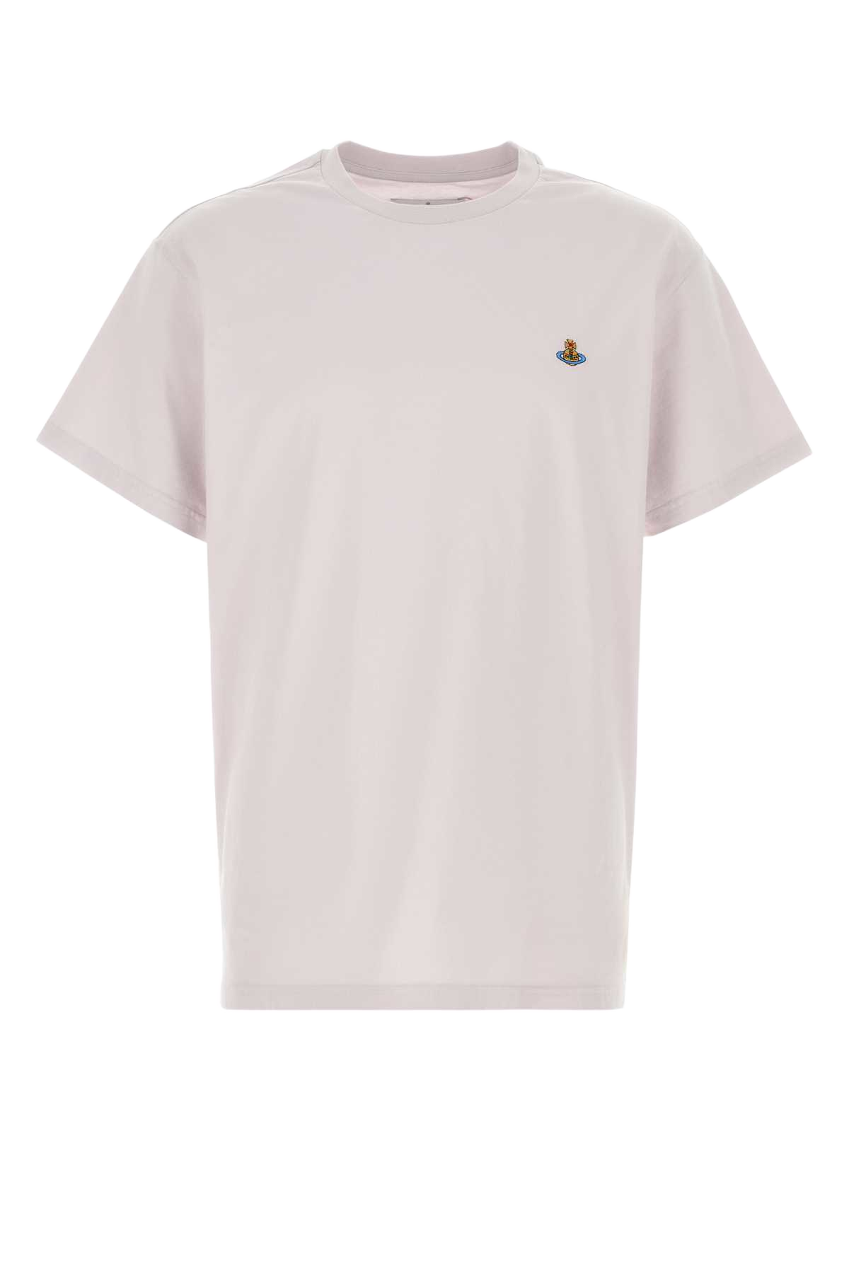 Powder Pink Cotton T-Shirt Orchid Exterior
