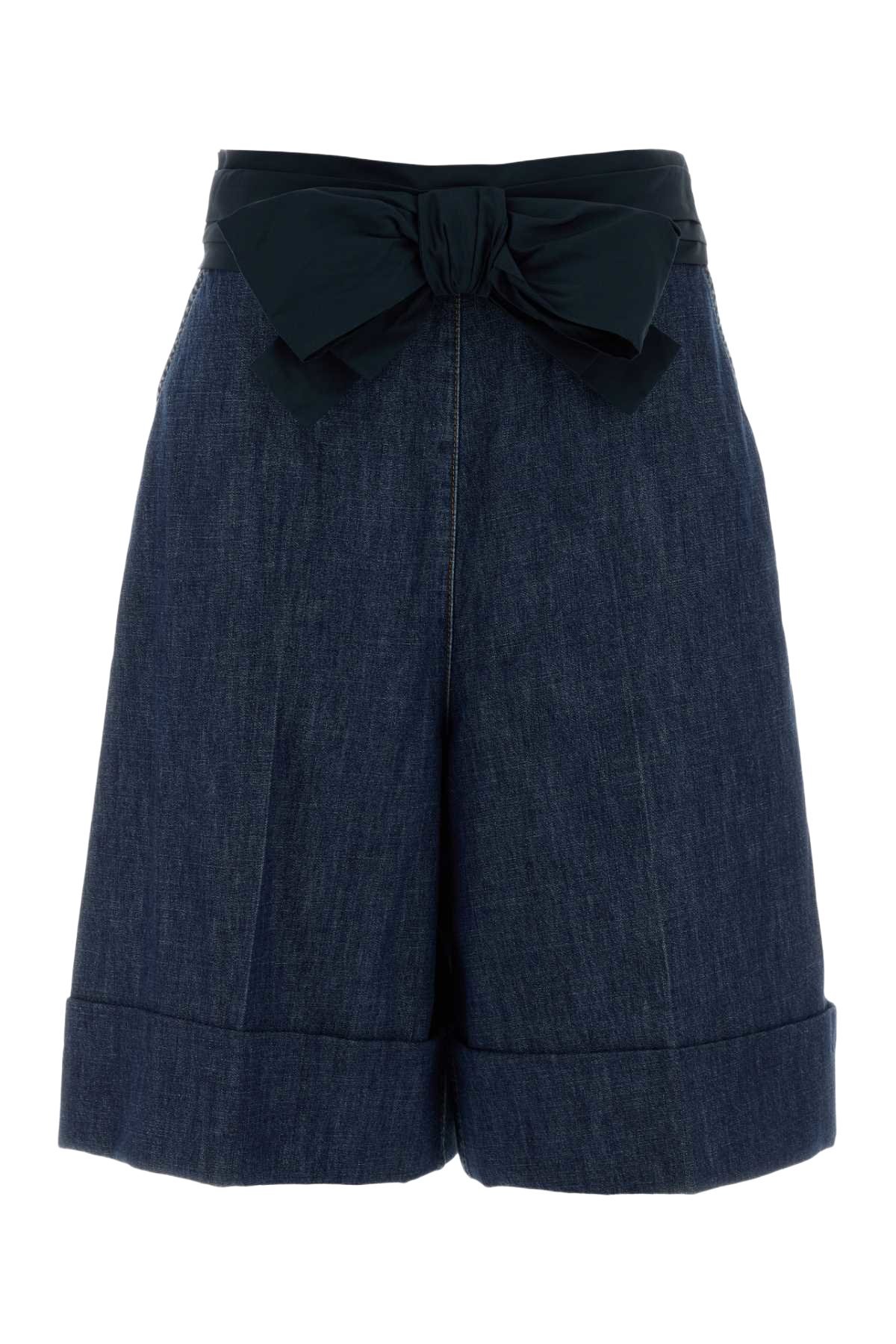 Denim Bermuda Shorts Mediumbluedenim Exterior: Cotton