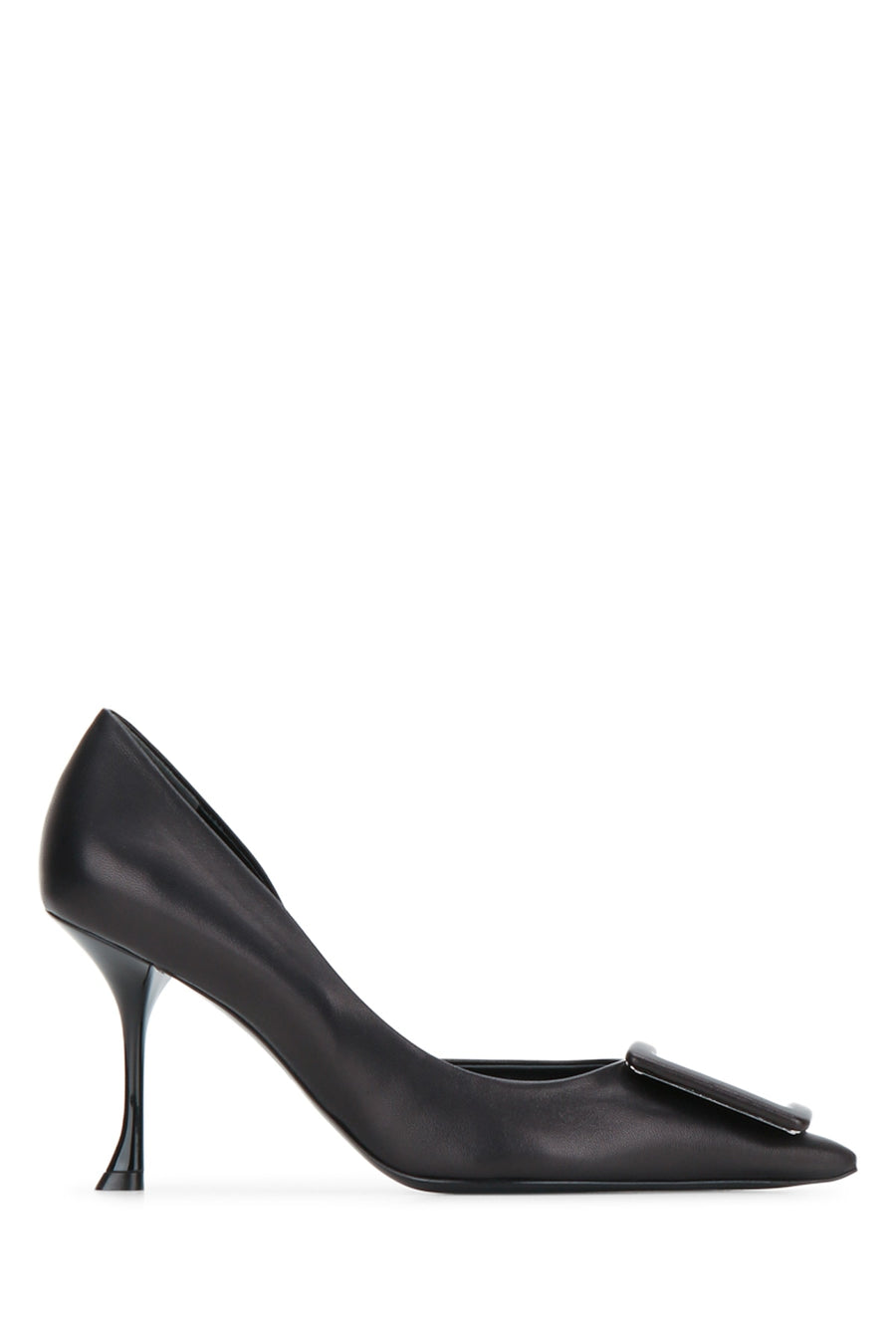 Roger Vivier Ville Leather pump in black